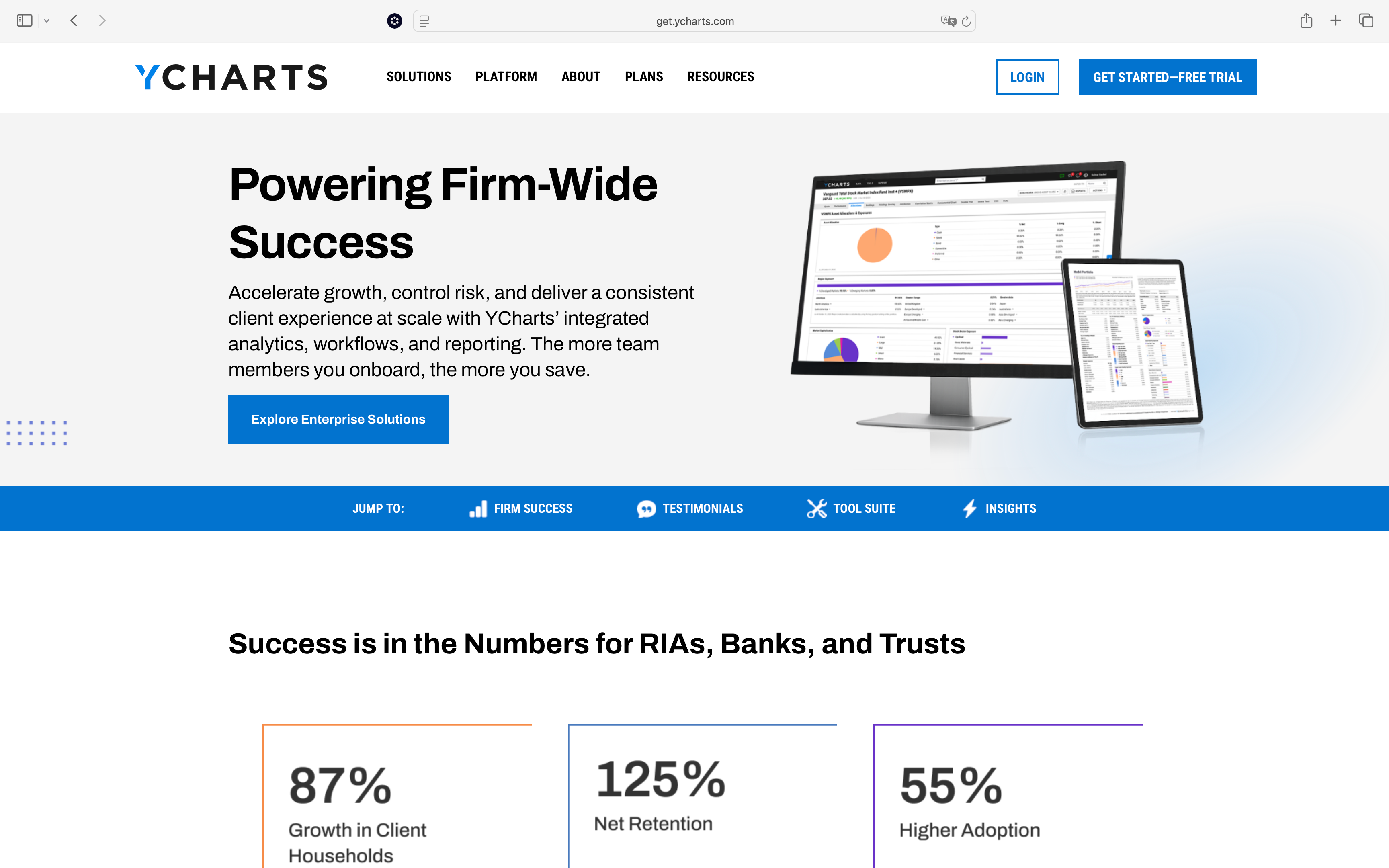 YCharts page preview 2